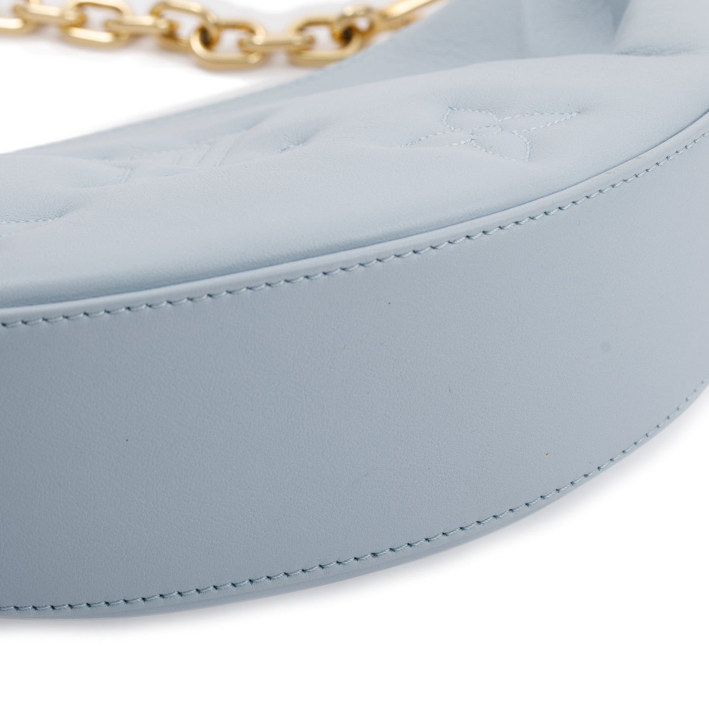 Louis Vuitton 2022 Blue Monogram Calfskin Over The Moon Bag