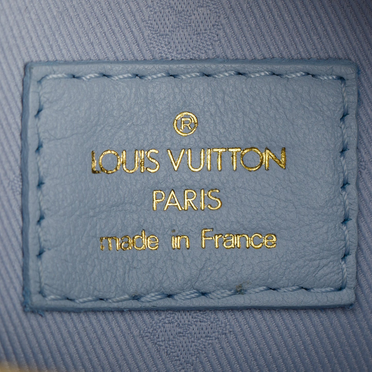 Louis Vuitton 2022 Blue Monogram Calfskin Over The Moon Bag
