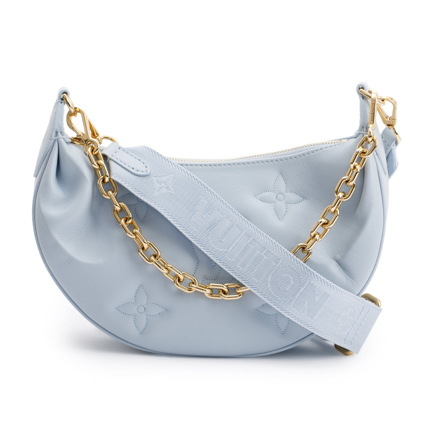 Louis Vuitton 2022 Blue Monogram Calfskin Over The Moon Bag