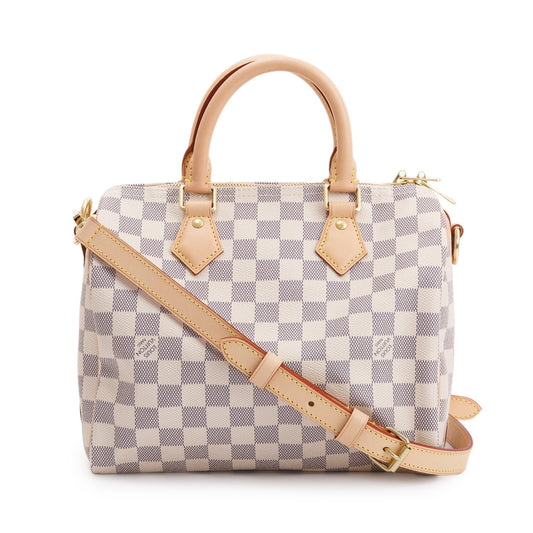 Louis Vuitton 2022 Damier Azur Speedy Bandouliere 25