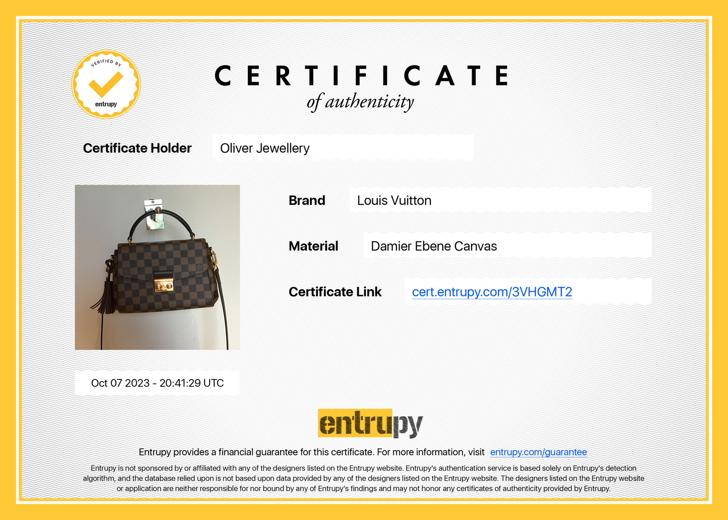 Louis Vuitton 2022 Damier Ebene Croisette