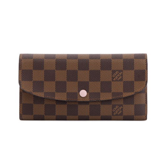 Louis Vuitton 2022 Damier Ebene Emilie Wallet