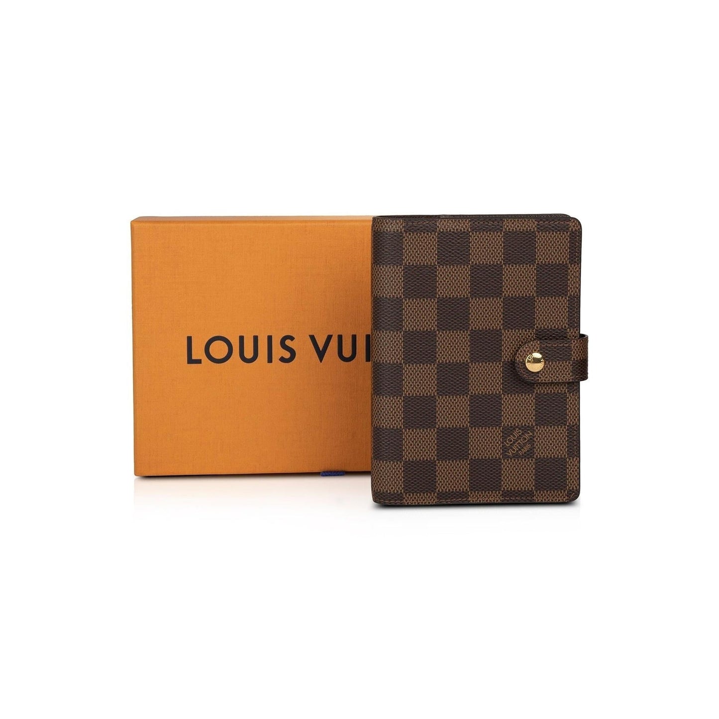Louis Vuitton 2022 Damier Ebene Small Ring Agenda Cover