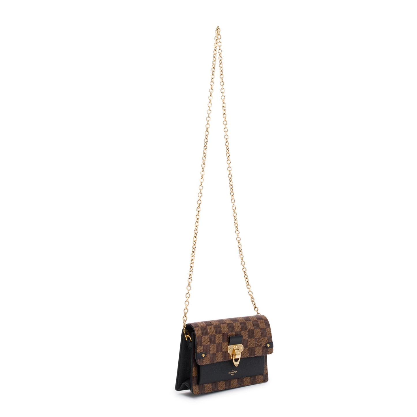 Louis Vuitton 2022 Damier Ebene Vavin Chain Wallet