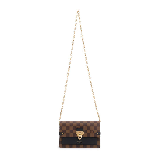 Louis Vuitton 2022 Damier Ebene Vavin Chain Wallet