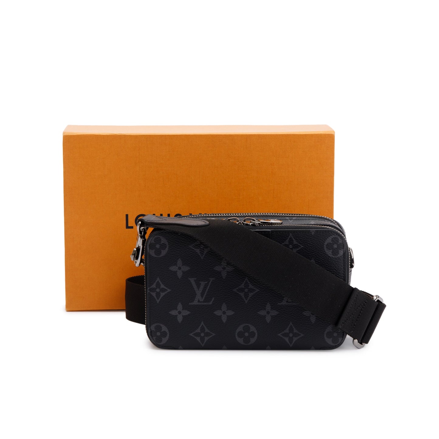 Louis Vuitton 2022 Monogram Eclipse Alpha Wearable Wallet Crossbody