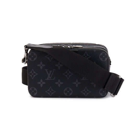 Louis Vuitton 2022 Monogram Eclipse Alpha Wearable Wallet Crossbody