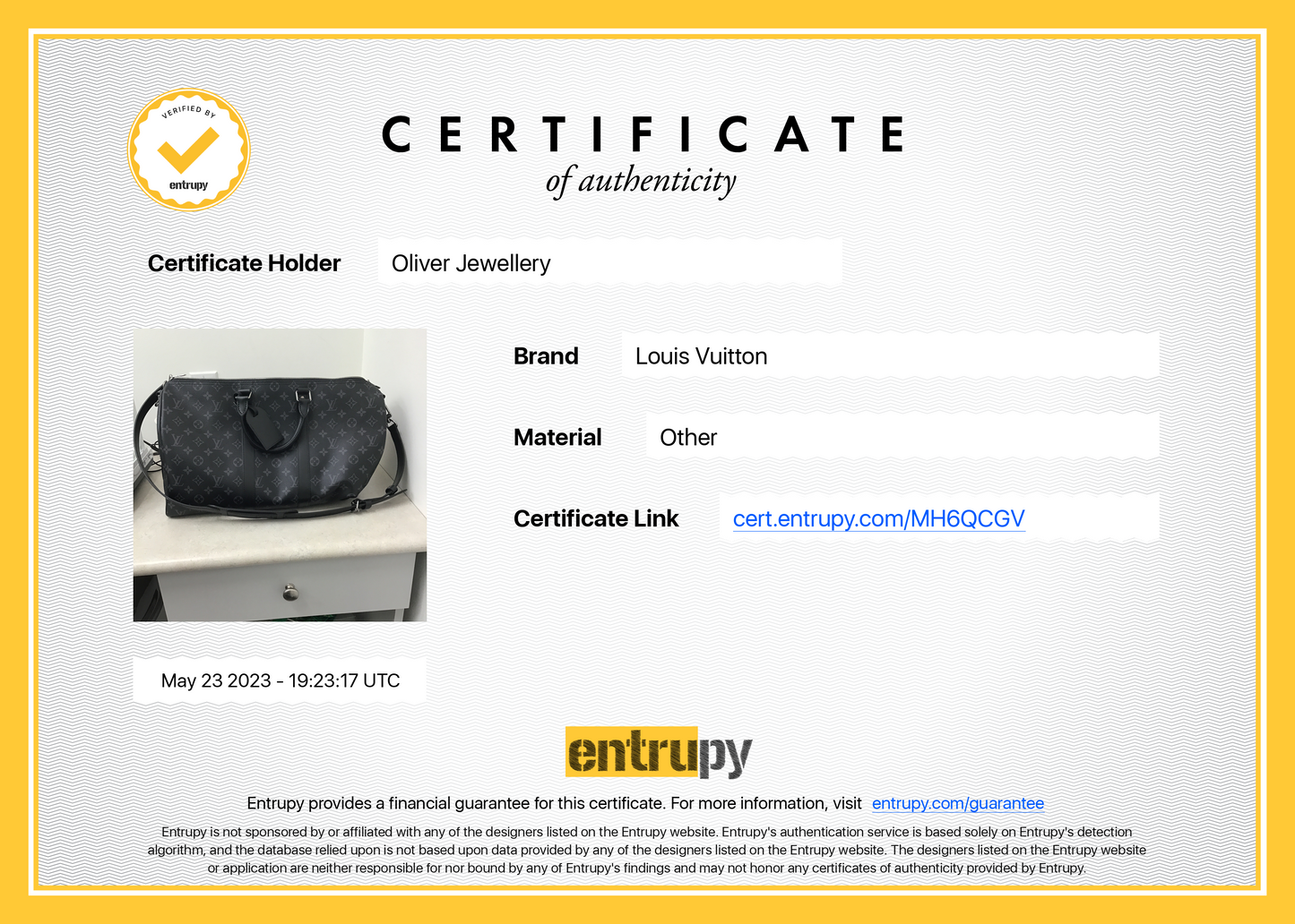 Louis Vuitton 2022 Monogram Eclipse Keepall Bandouliere 45