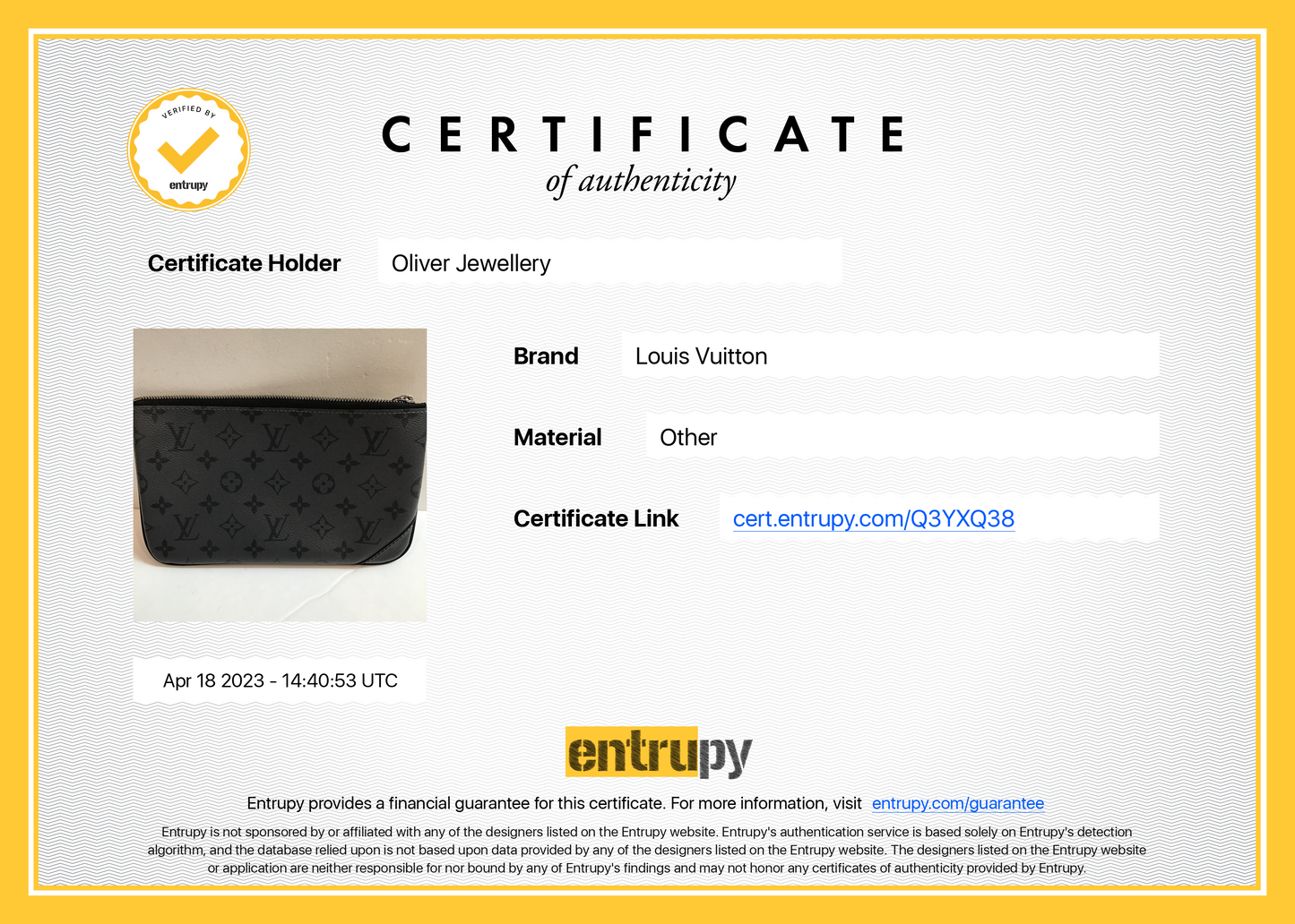 Louis Vuitton 2022 Monogram Eclipse Trio Messenger Bag