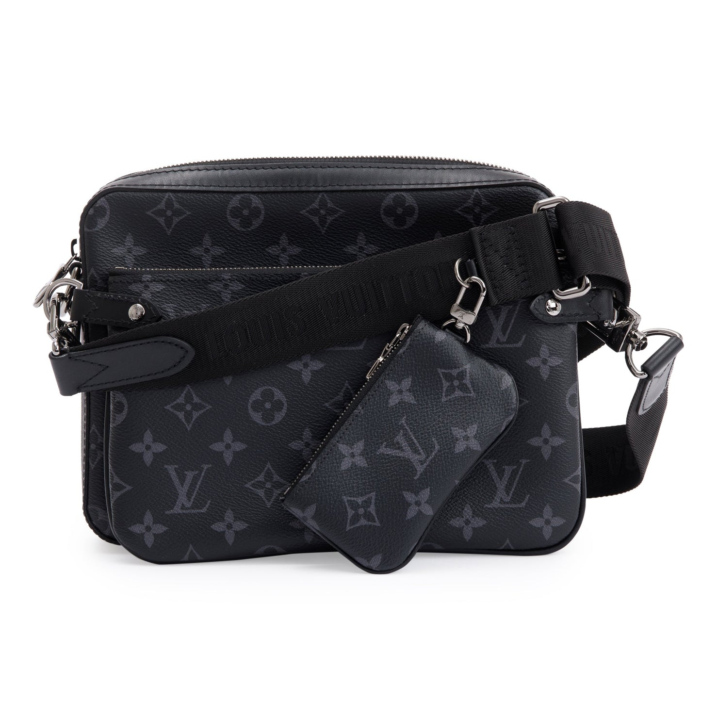 Louis Vuitton 2022 Monogram Eclipse Trio Messenger Bag
