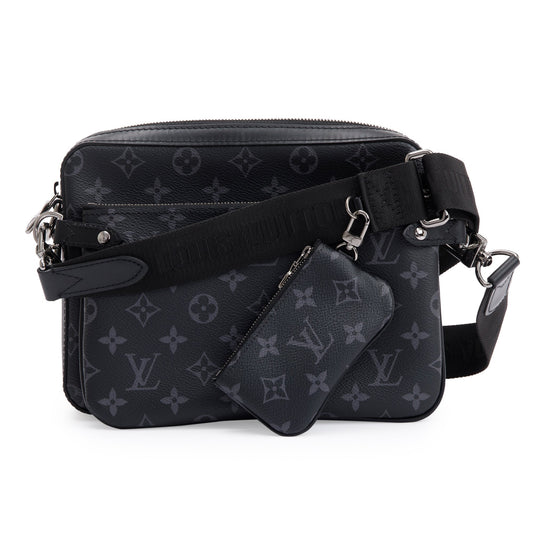 Louis Vuitton 2022 Monogram Eclipse Trio Messenger Bag