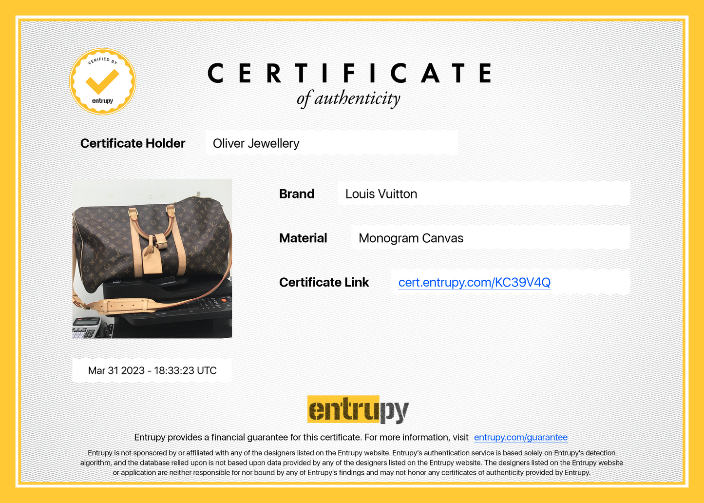Louis Vuitton 2022 Monogram Keepall Bandouliere 50