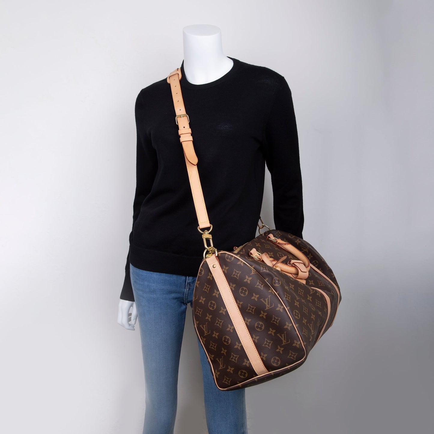 Louis Vuitton 2022 Monogram Keepall Bandouliere 50