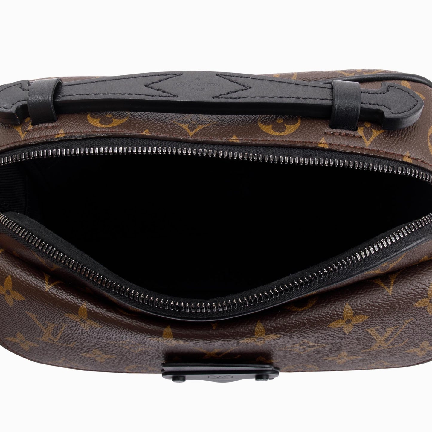 Louis Vuitton 2022 Monogram Macassar S Lock Messenger Bag