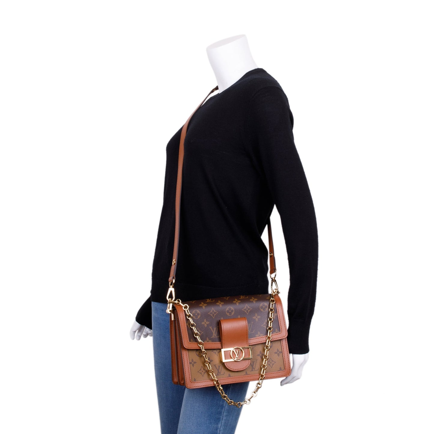 Louis Vuitton 2022 Monogram Reverse Dauphine MM