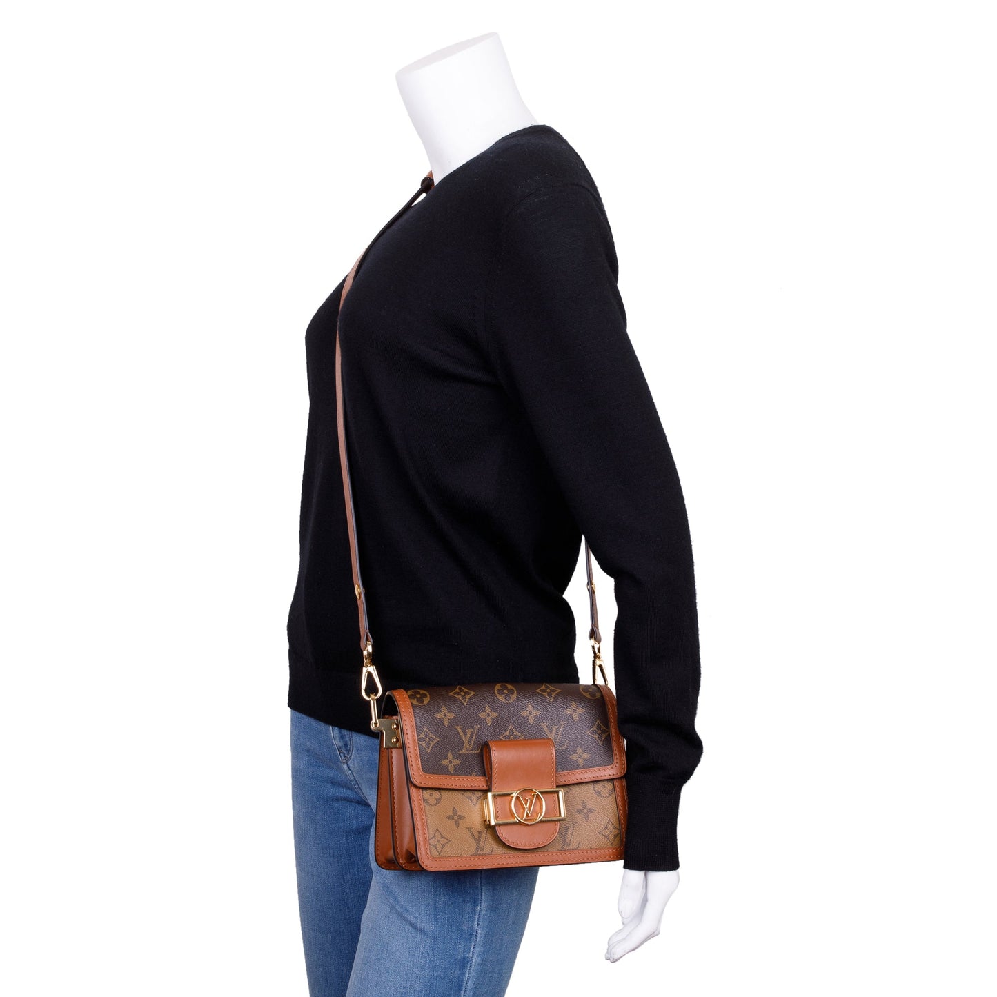Louis Vuitton 2022 Monogram Reverse Mini Dauphine