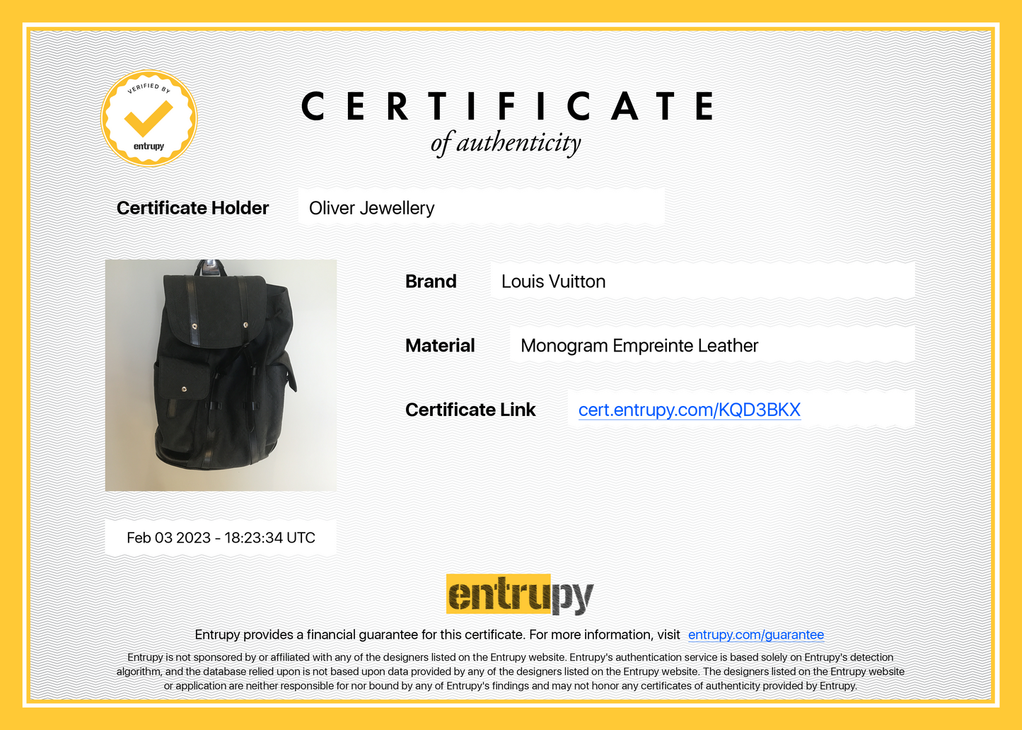 Louis Vuitton 2022 Taurillon Leather Christopher PM Backpack