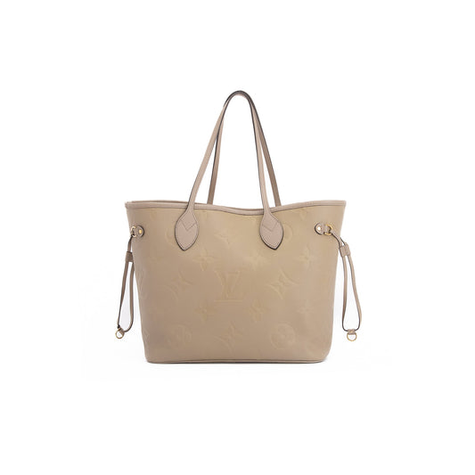 Louis Vuitton 2022 Turtledove Empreinte Leather Neverfull MM