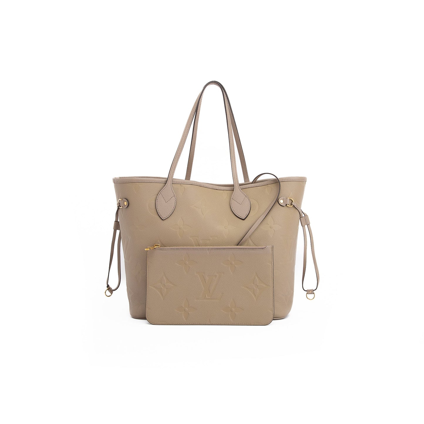 Louis Vuitton 2022 Turtledove Empreinte Leather Neverfull MM