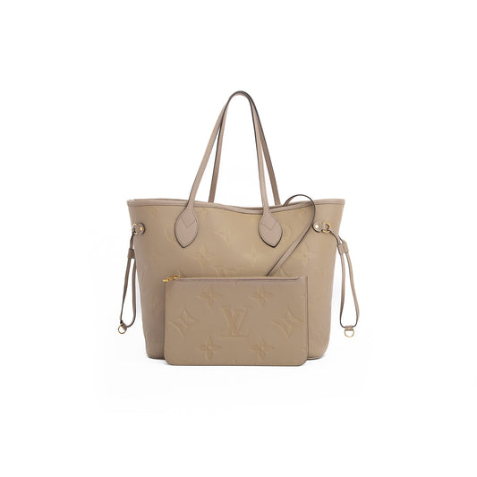 Louis Vuitton 2022 Turtledove Empreinte Leather Neverfull MM