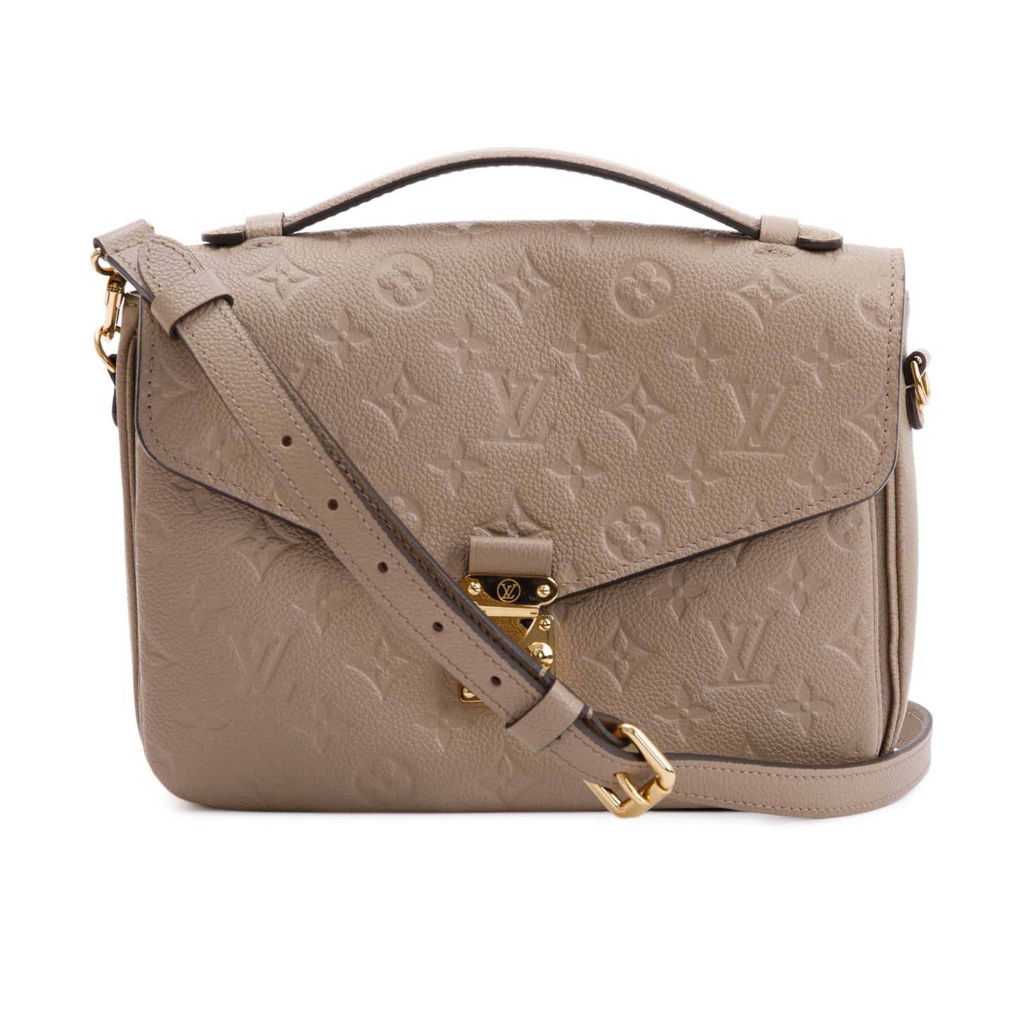 Louis Vuitton 2022 Turtledove Monogram Empreinte Pochette Metis