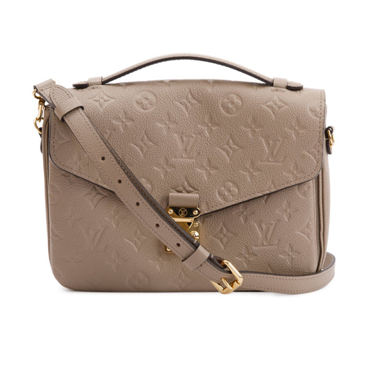 Louis Vuitton 2022 Turtledove Monogram Empreinte Pochette Metis