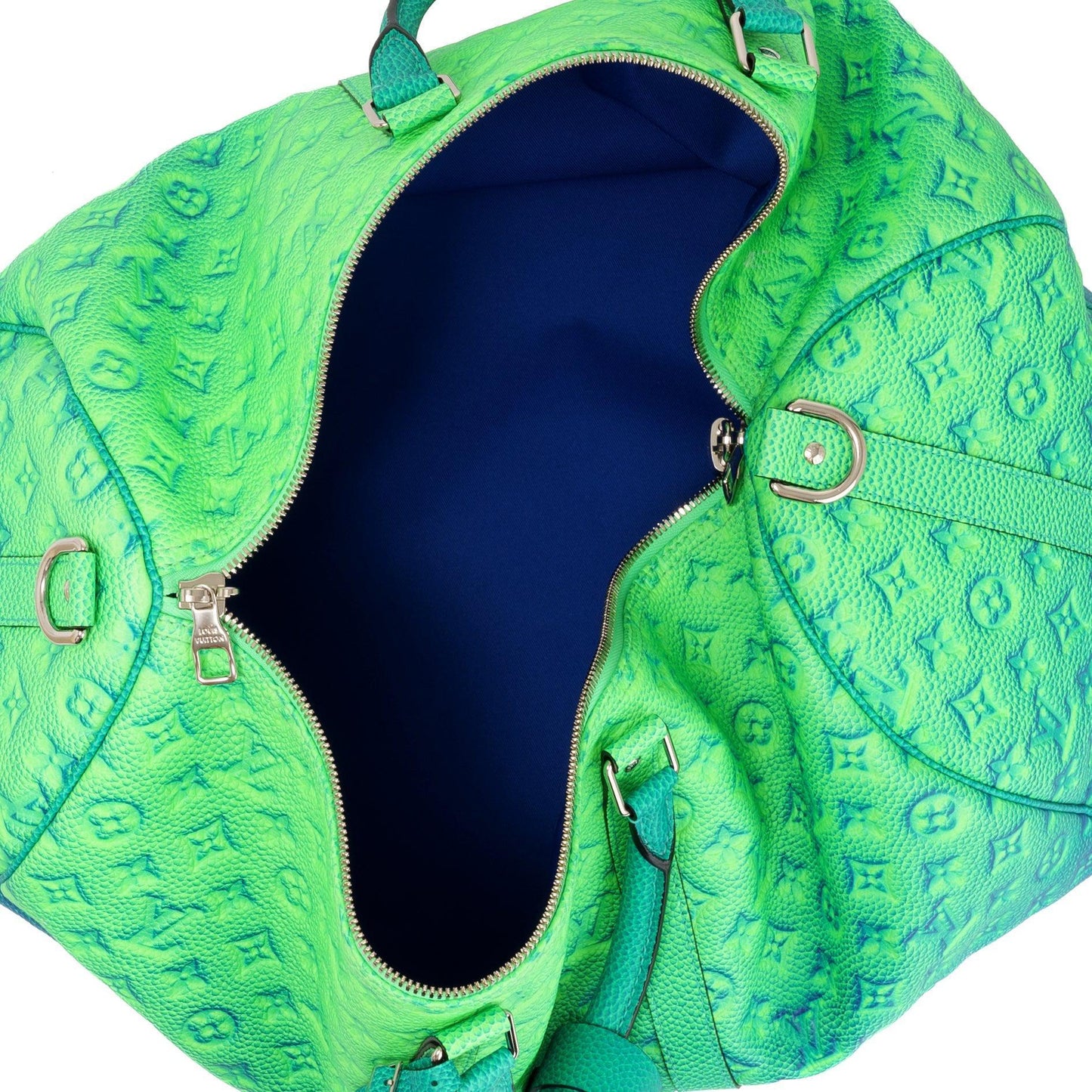 Louis Vuitton 2022 Virgil Abloh Monogram Taurillon Illusion Keepall Bandouliere 50
