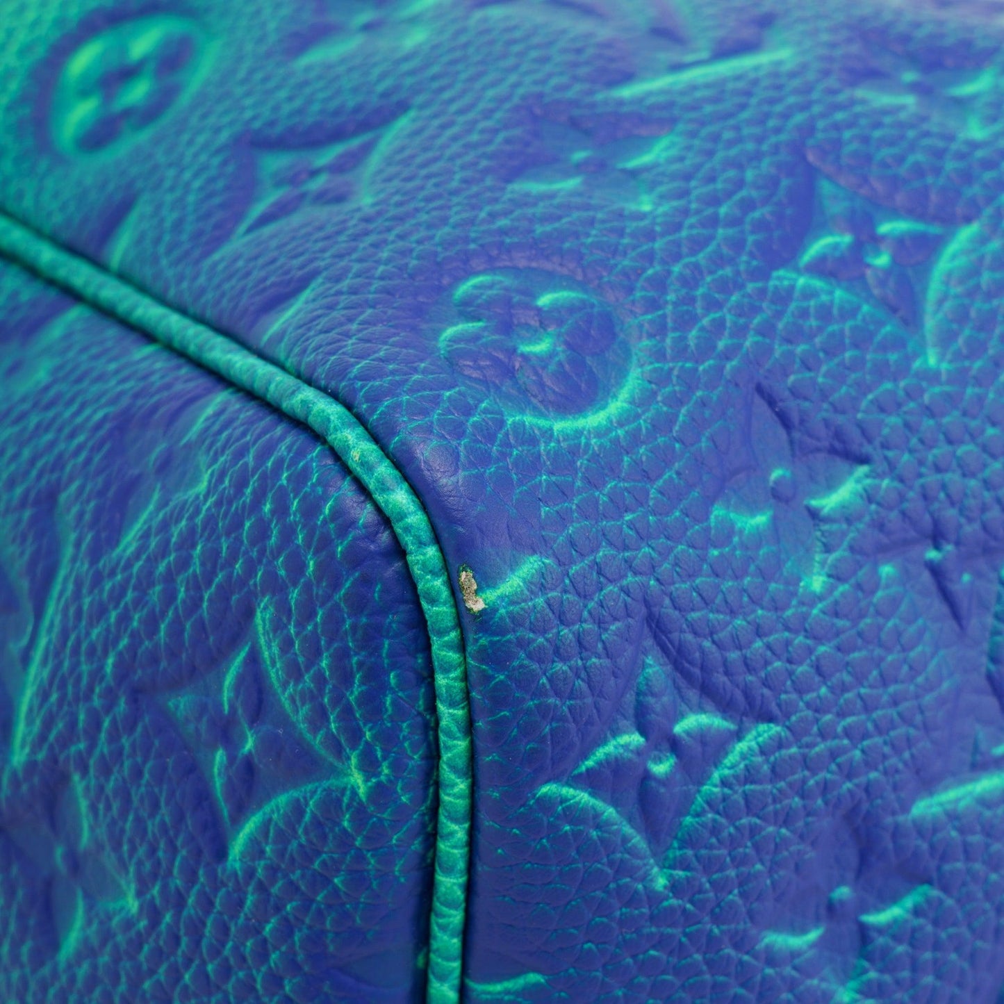 Louis Vuitton 2022 Virgil Abloh Monogram Taurillon Illusion Keepall Bandouliere 50