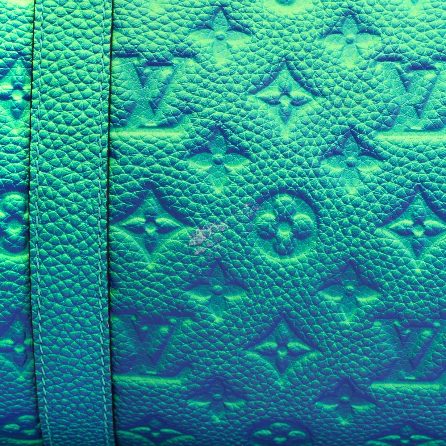 Louis Vuitton 2022 Virgil Abloh Monogram Taurillon Illusion Keepall Bandouliere 50