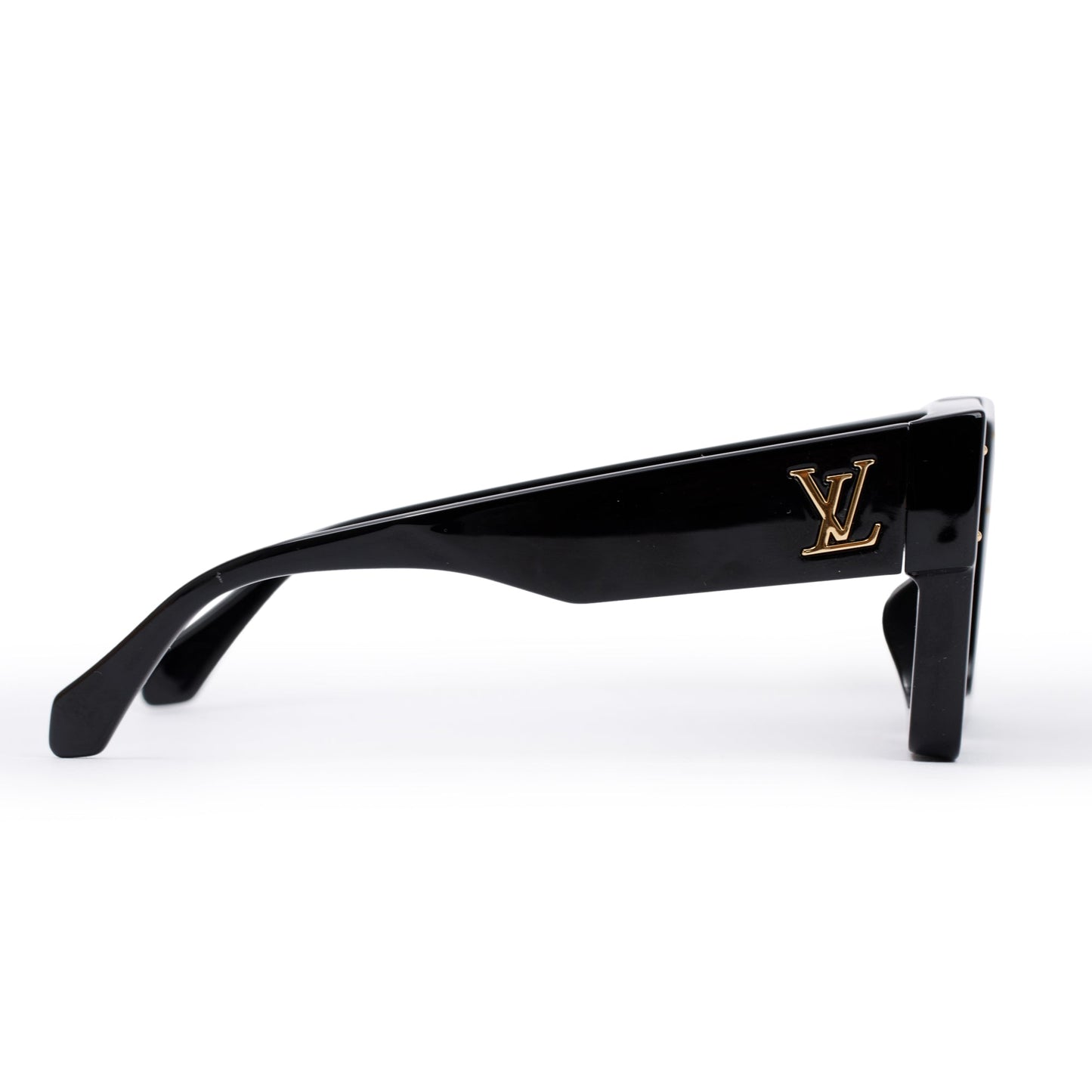 Louis Vuitton 2022 Z1578W Black Acetate Cyclone Sunglasses