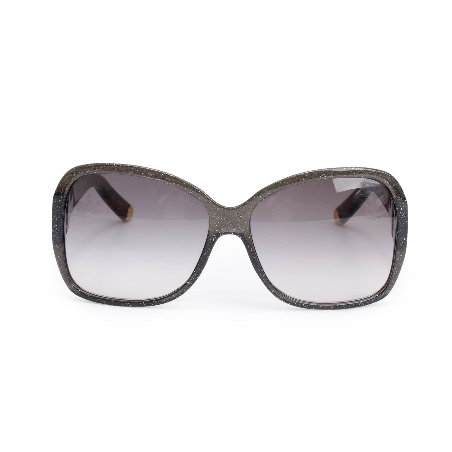 Louis Vuitton 2022 Z1855W Black Glitter Acetate Obsession GM Sunglasses
