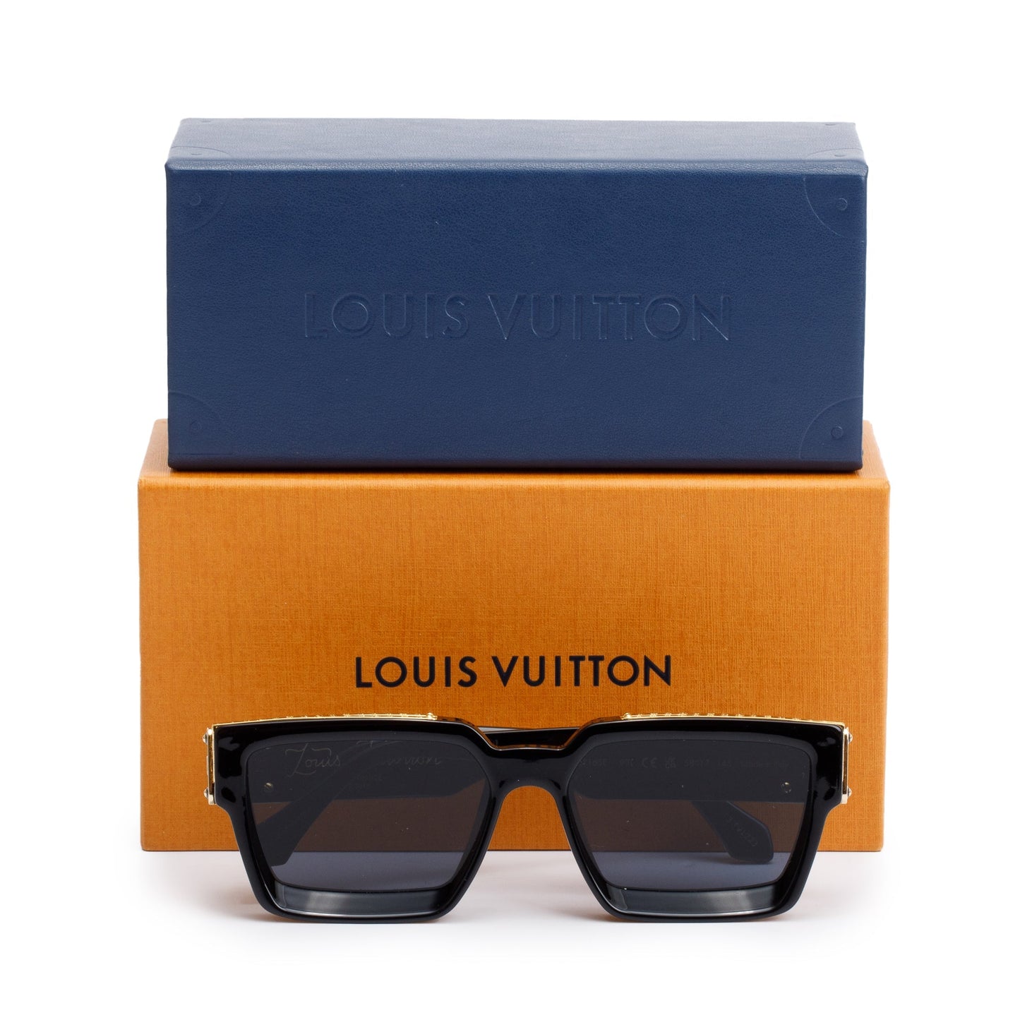 Louis Vuitton 2023 Black Acetate 1.1 Millionaires Sunglasses