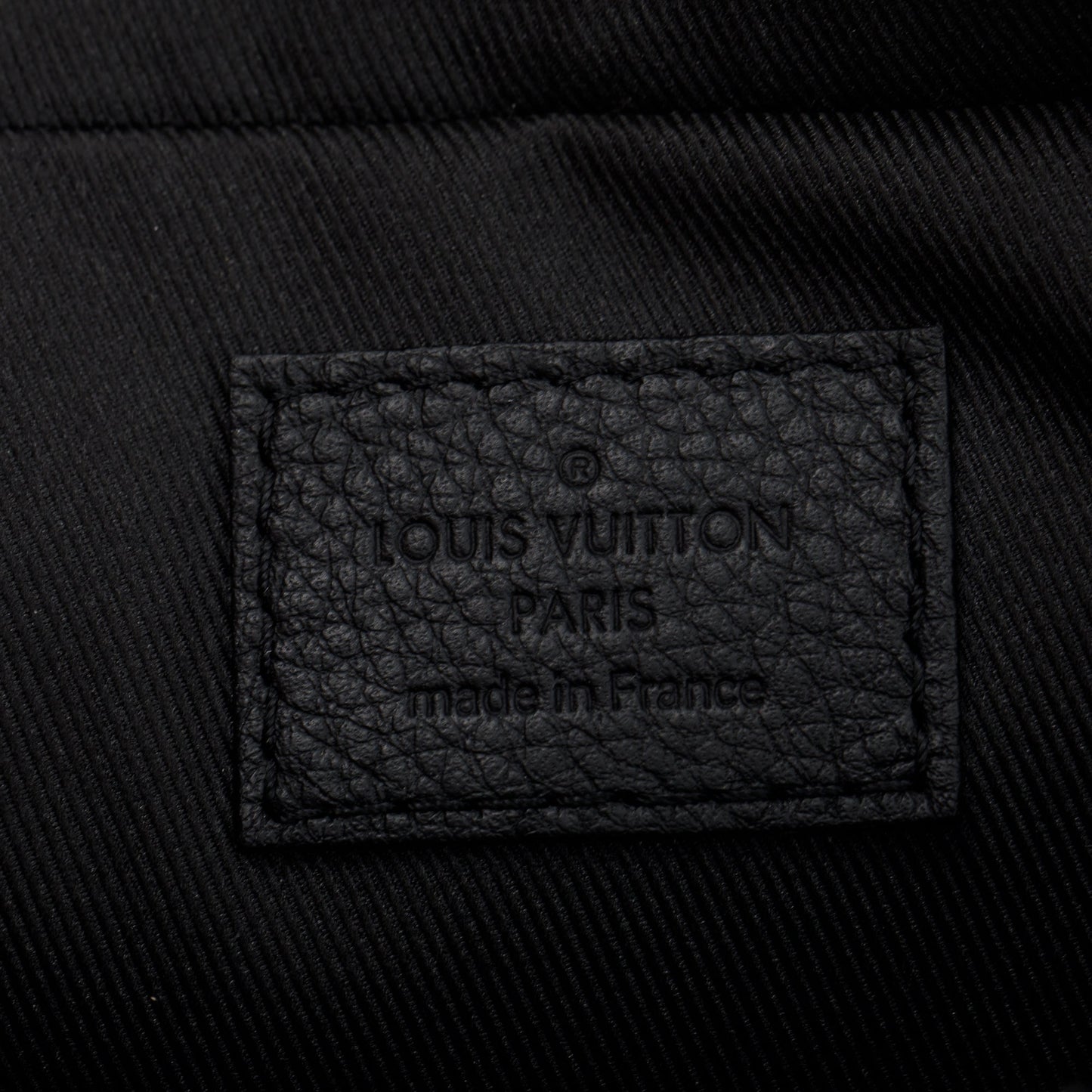 Louis Vuitton 2023 Black Calfskin Leather Monogram Shadow Trio Messenger