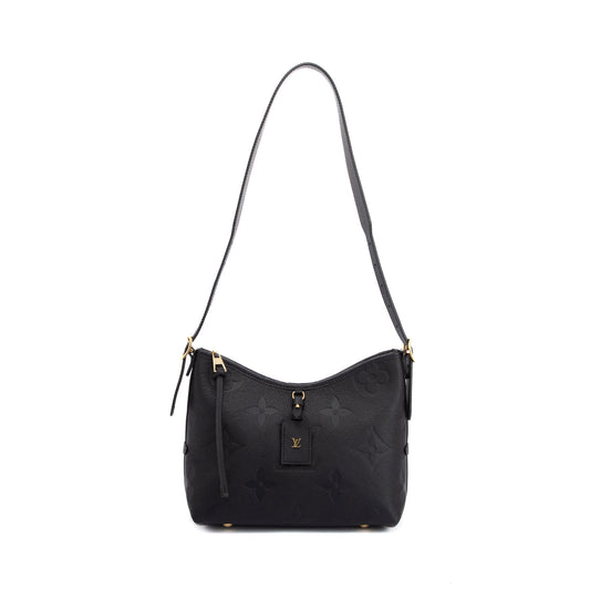 Louis Vuitton 2023 Black Monogram Empreinte CarryAll PM
