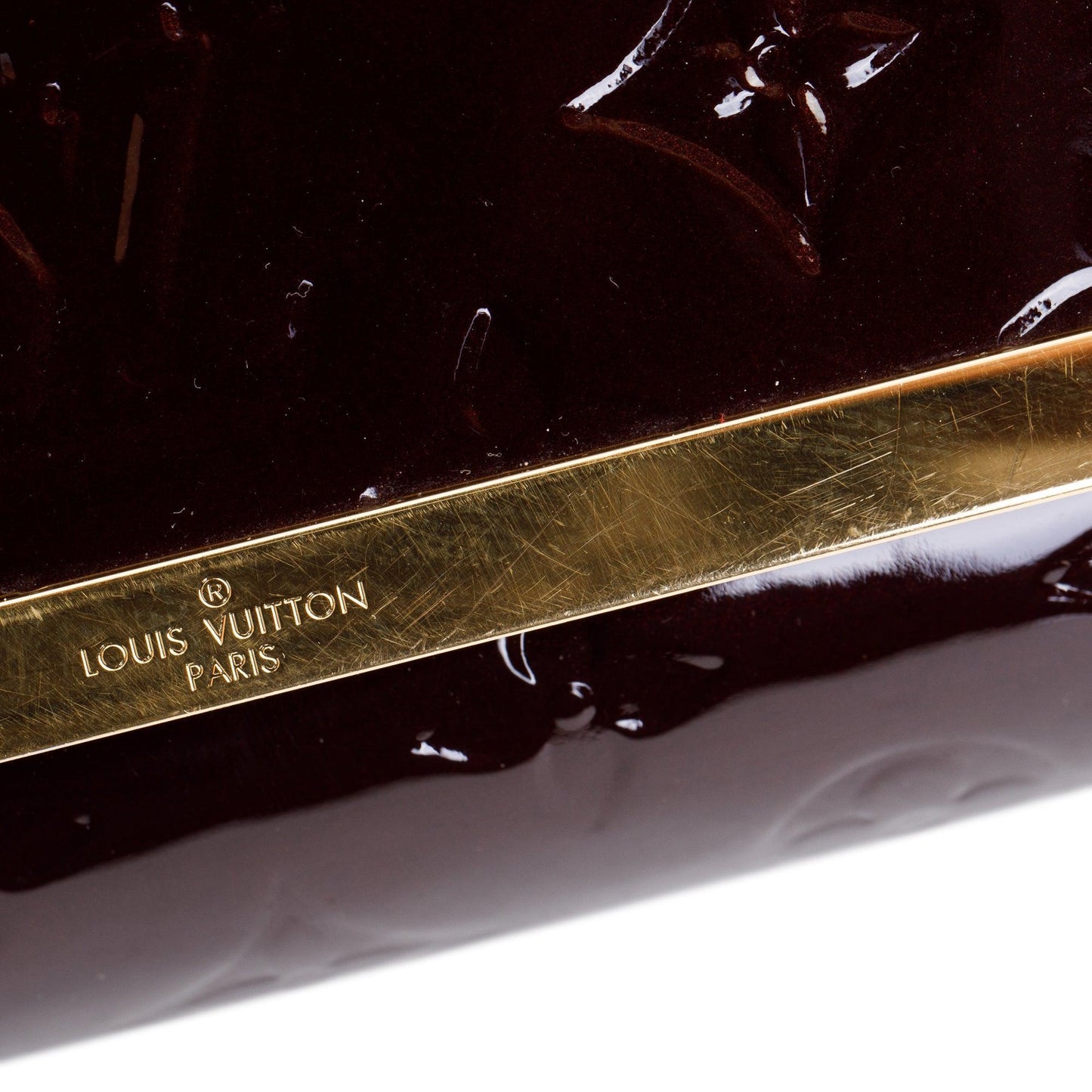 Louis Vuitton Amarante Monogram Vernis Leather Ana