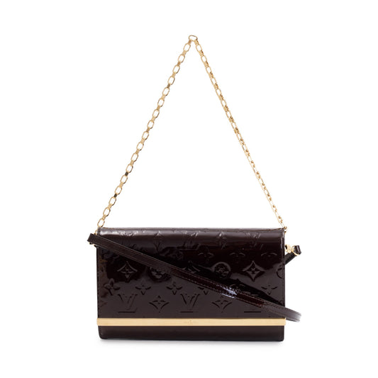 Louis Vuitton Amarante Monogram Vernis Leather Ana