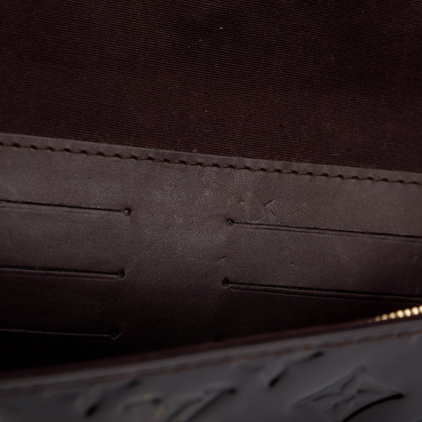 Louis Vuitton Amarante Monogram Vernis Patent Leather Sunset Boulevard Clutch