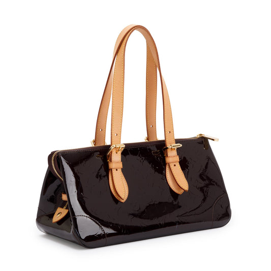 Louis Vuitton Amarante Monogram Vernis Rosewood Avenue Bag