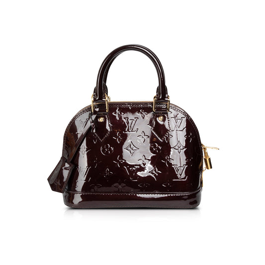 Louis Vuitton Amarante Vernis Alma BB