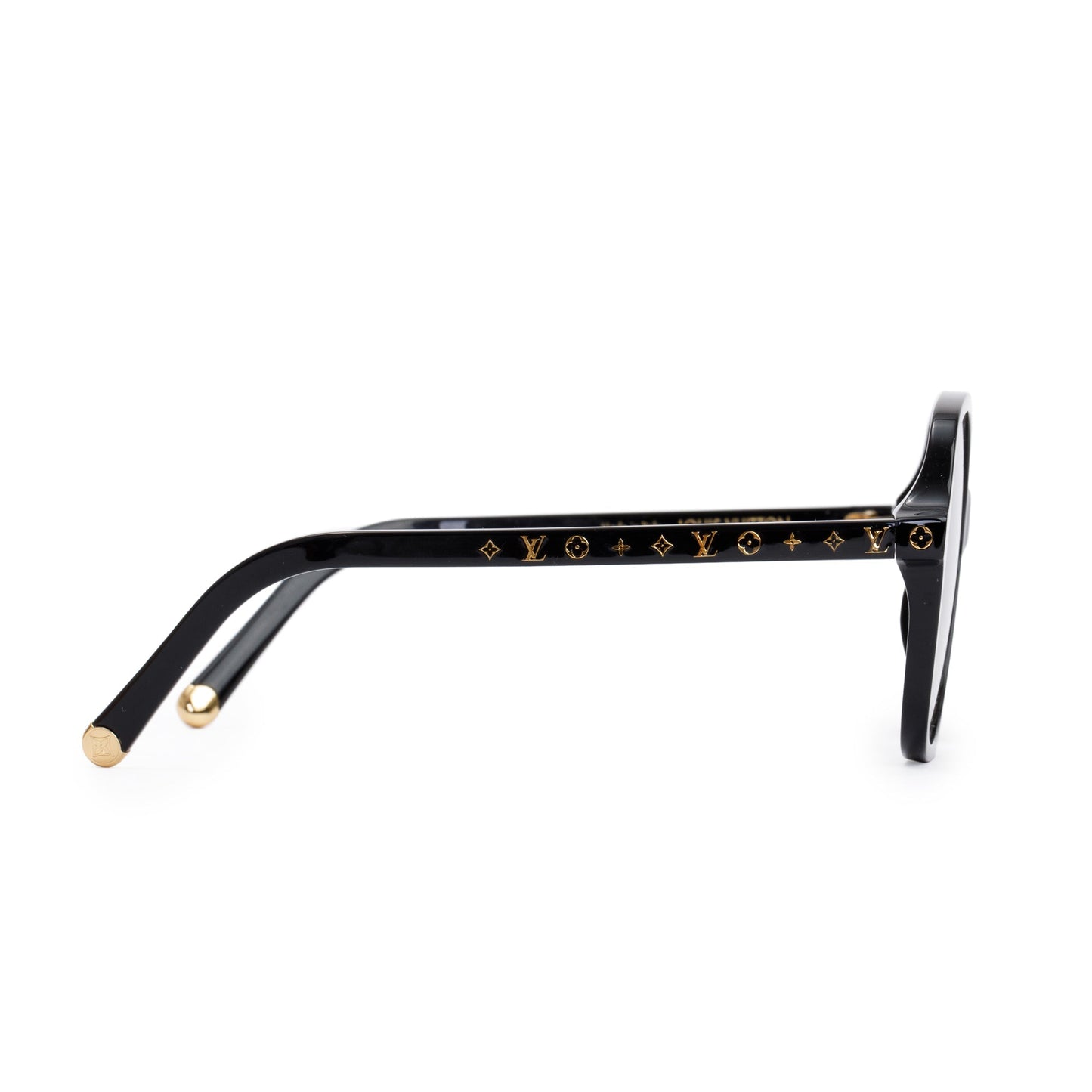 Louis Vuitton Black Acetate My Monogram Light Square Sunglasses