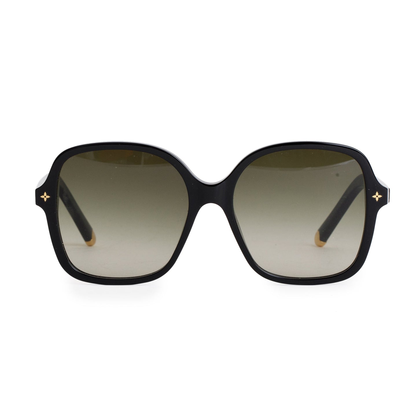 Louis Vuitton Black Acetate My Monogram Light Square Sunglasses