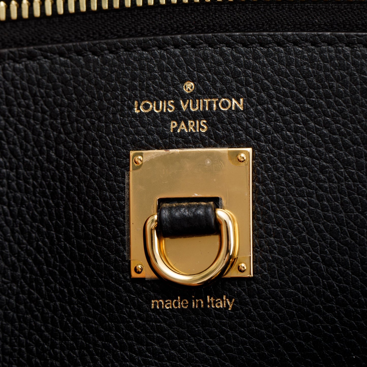 Louis Vuitton Black Calfskin Leather City Steamer MM