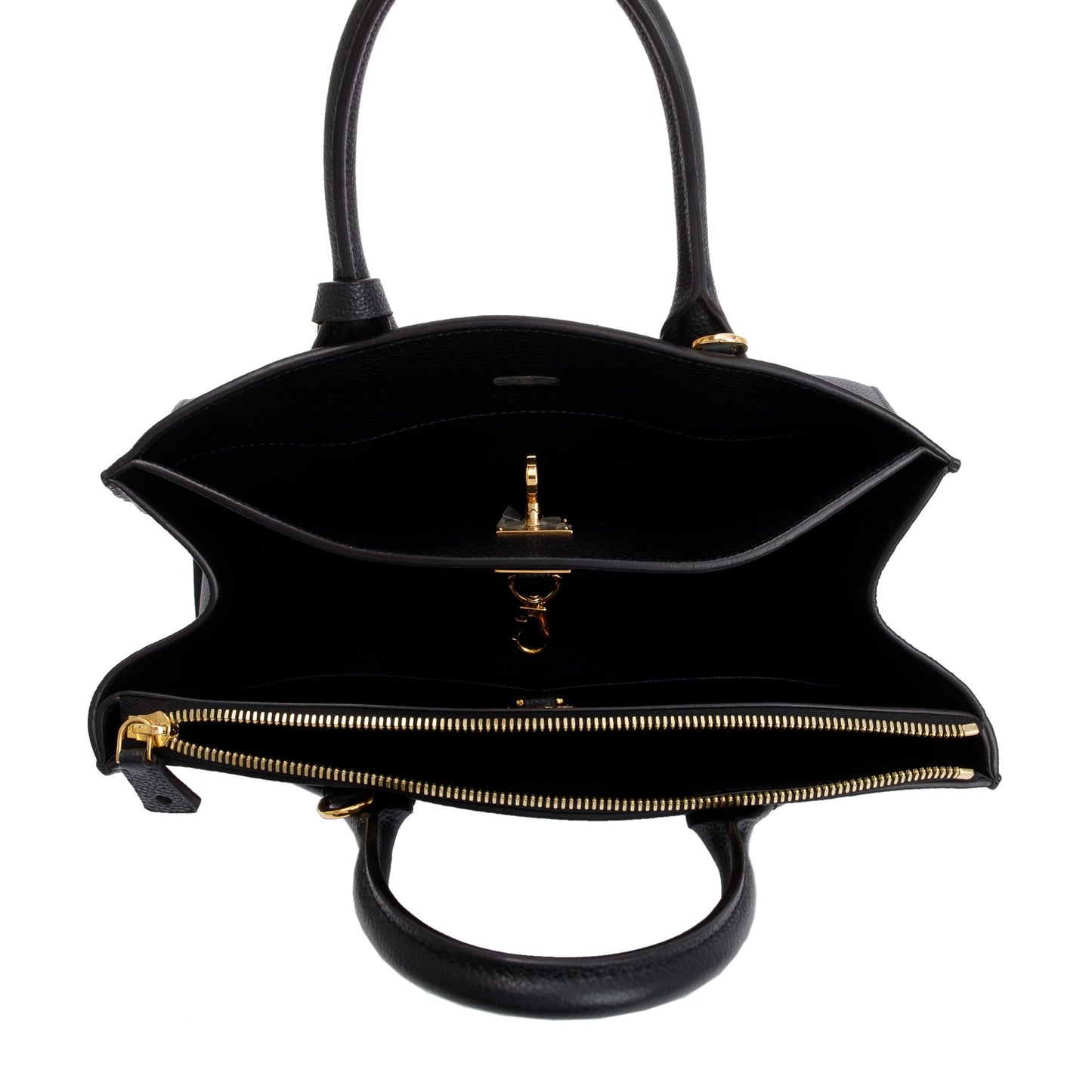 Louis Vuitton Black Calfskin Leather City Steamer MM