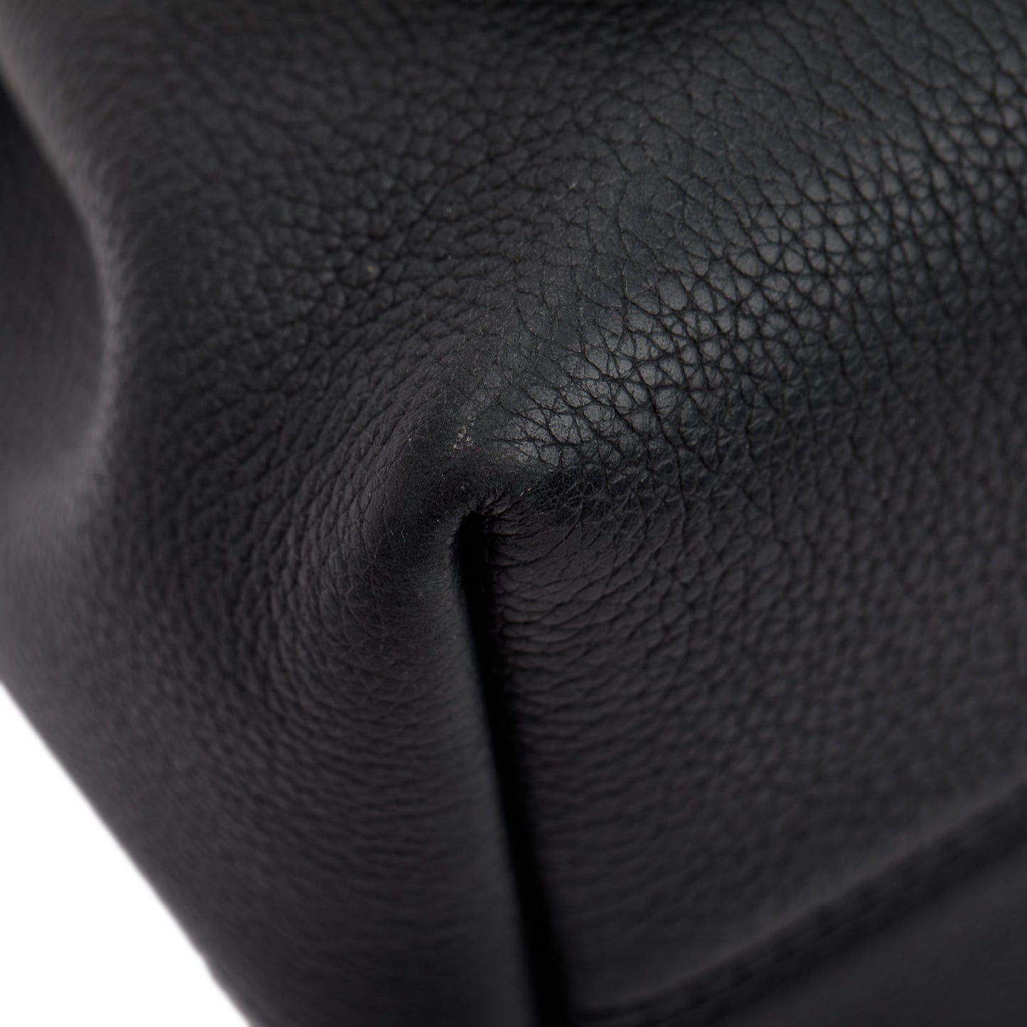 Louis Vuitton Black Calfskin Lockme Bucket Bag