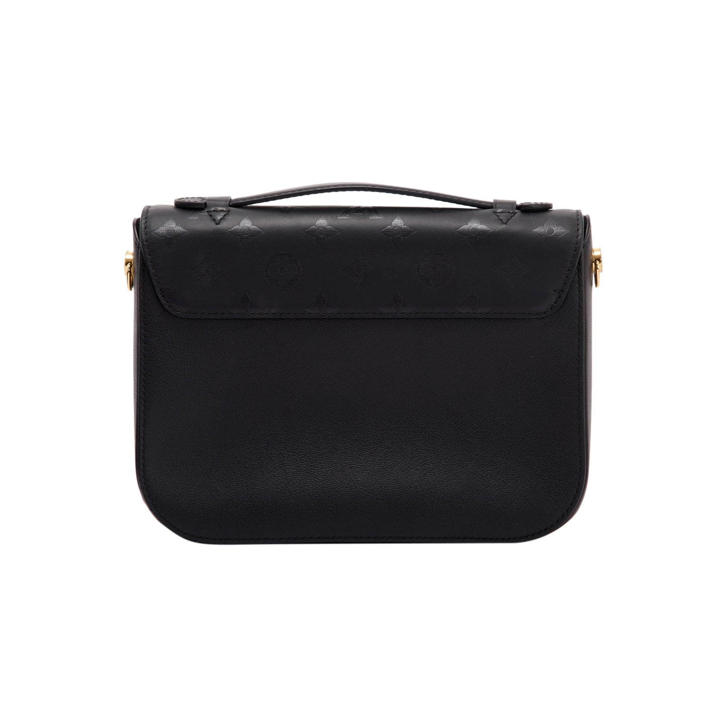 Louis Vuitton Black Calfskin Monogram Very Messenger Bag