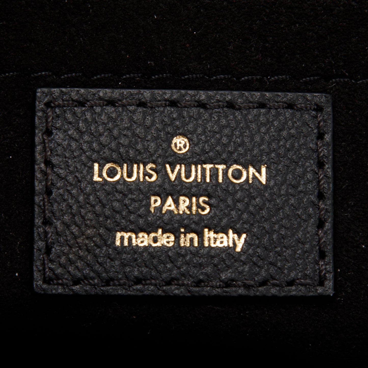 Louis Vuitton Black Calfskin Monogram Very Messenger Bag