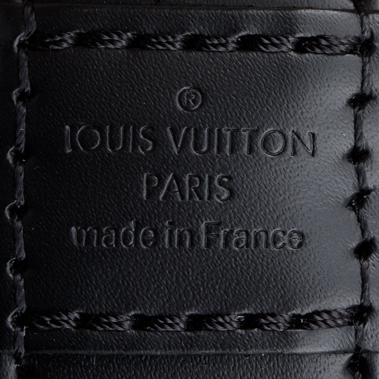 Louis Vuitton Black Epi Alma BB