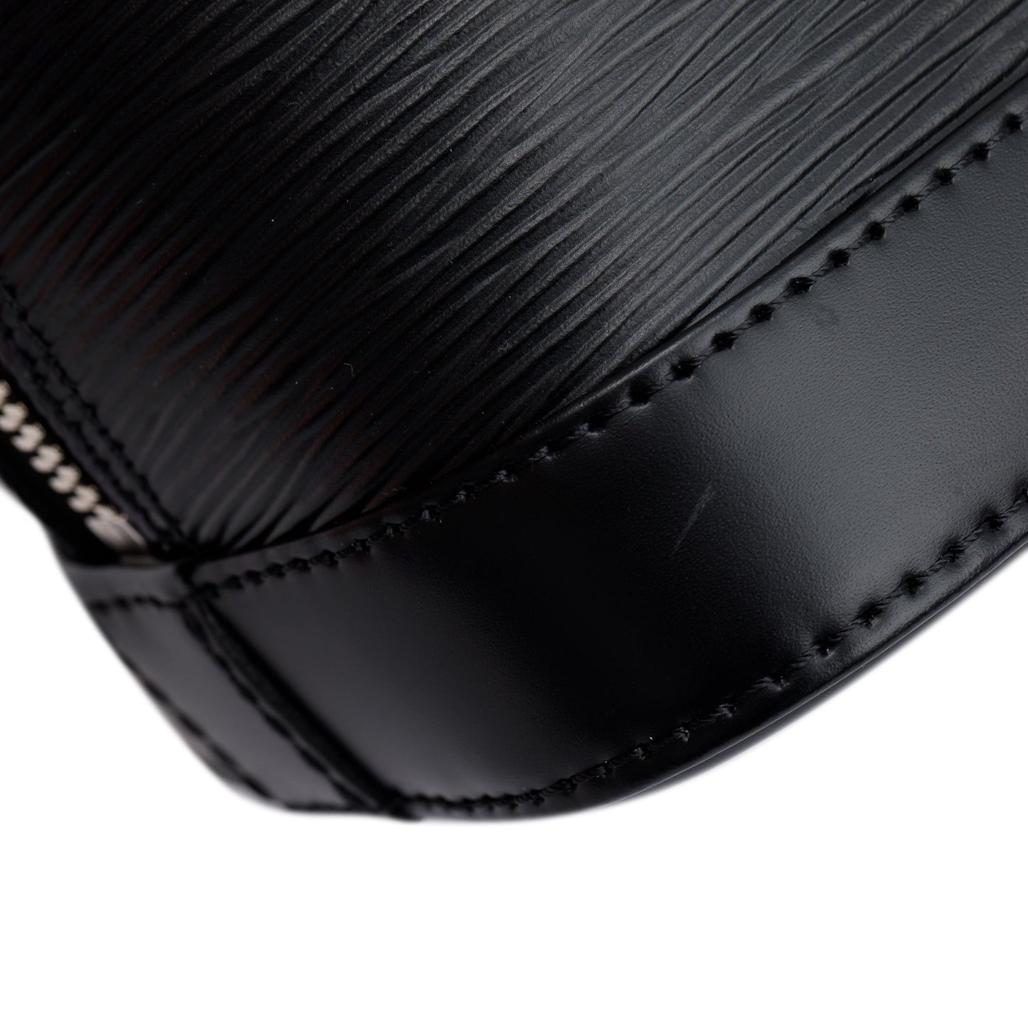 Louis Vuitton Black Epi Alma BB