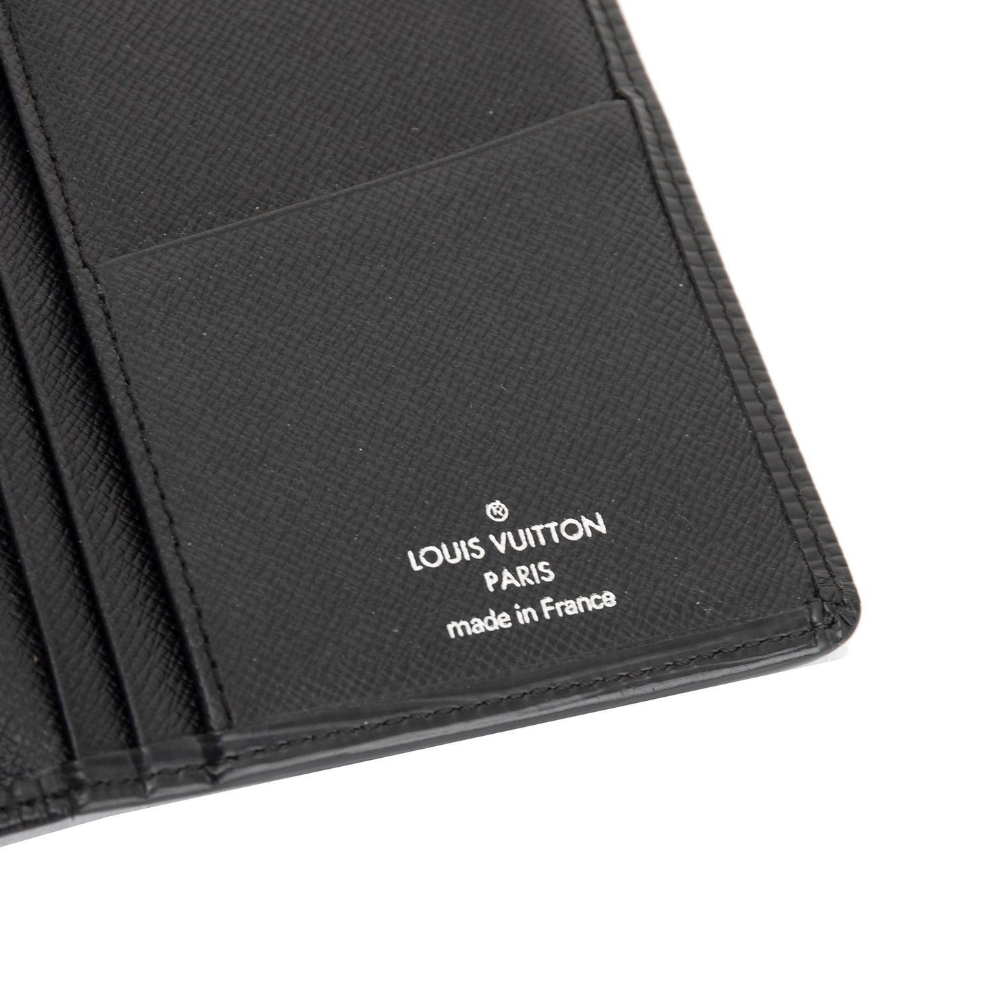 Louis Vuitton Black Epi Brazza Wallet