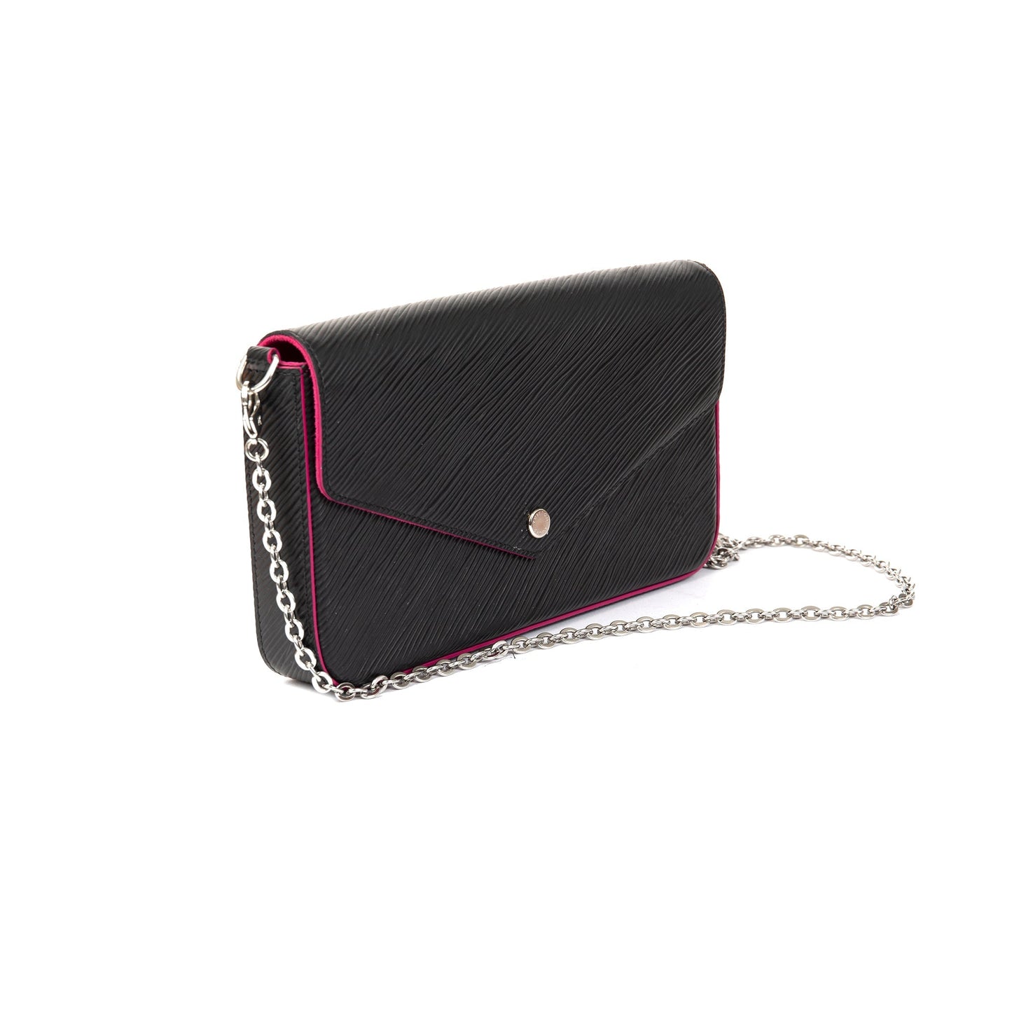 Louis Vuitton Black Epi Felicie Pochette Bag